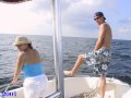 Amy and Darren, on the bow