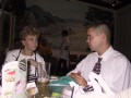 Dell and Darren talking