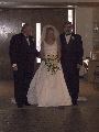 Amber with her escorts