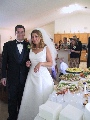 Steve and Amber host the reception at their home