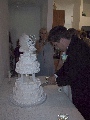 Cutting the cake
