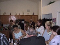 Group in kitchen