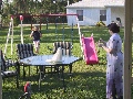 Jordan swings, Gail bubbles