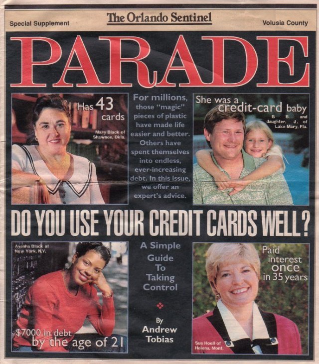 Cover of Parade Magazine