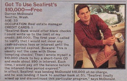 Used Seafirst's Money